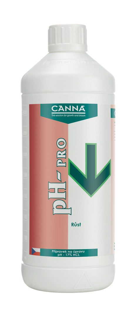 CANNA pH- PRO Growth 1 l, 17% kyselina chlorovodíková + 3% dusičná na růst